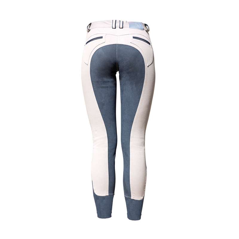 Horseware Denim Full Seat Breeches - Grey Denim-1